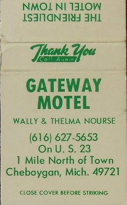 North Country Inn (Gateway Motel) - Matchbook